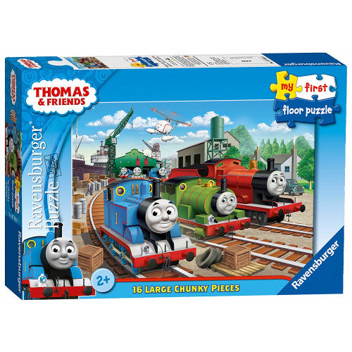 Trefl Primo: Puzzle 3 In 1 Thomas & Friends – 15 Pezzi Giganti, Libro Da Colorare E Gioco Per Bambini 2+ Anni