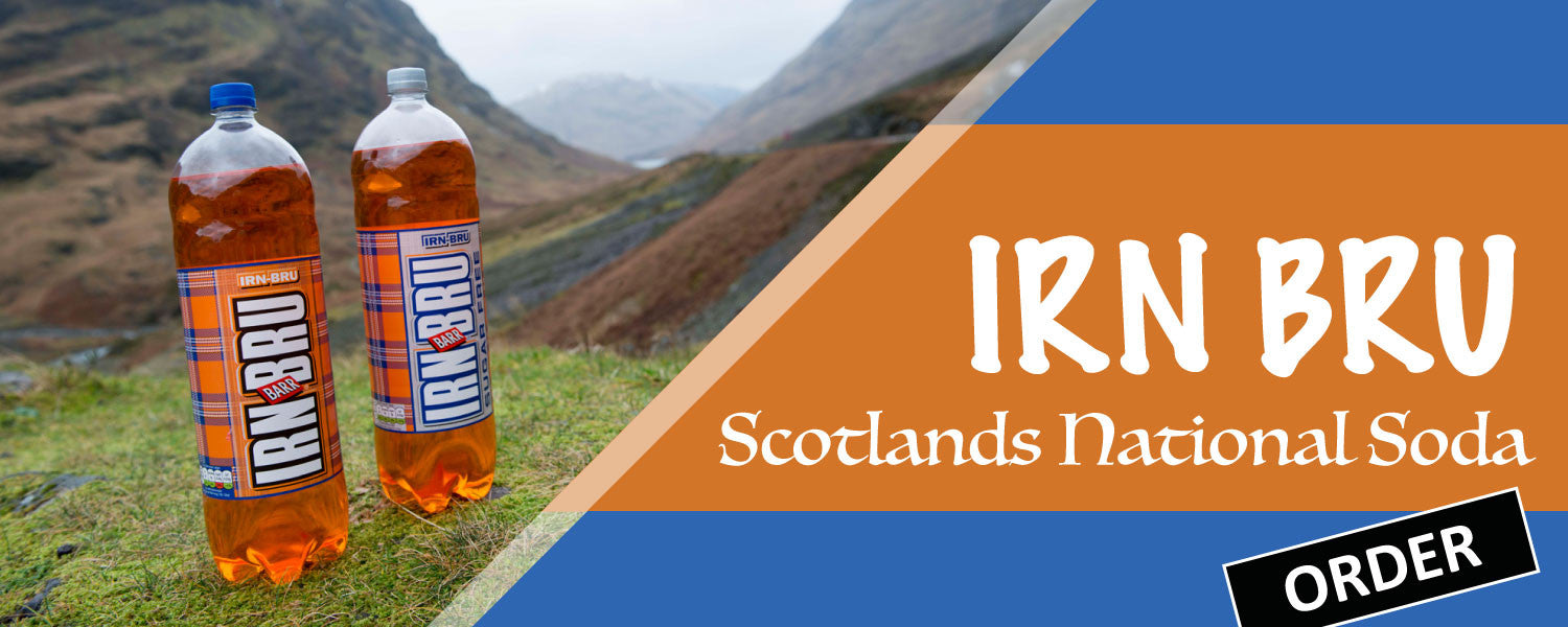 Scottish Soda Irn Bru sold in Grand Junction Colorado. Soda from Scotland.