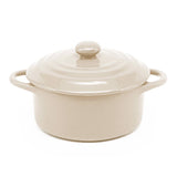 Kook Mini Casserole Dishes & Lids, Ceramic, 12 oz,