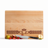 Irish Claddagh Engraved Cutting Board – Wedding Gift