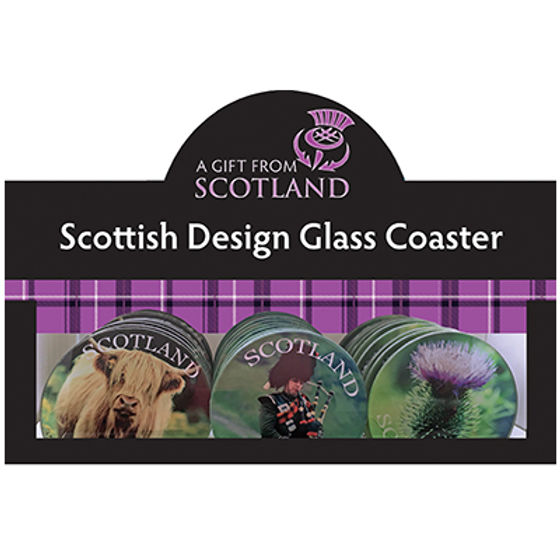 Scottish Glass Coasters