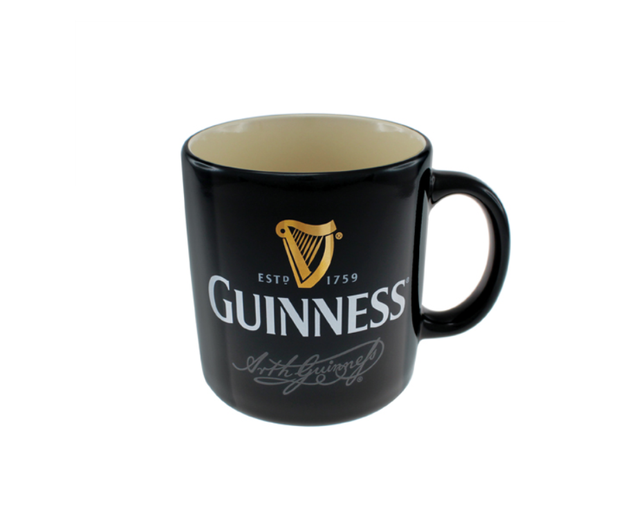 Guinness Black Signature Ceramic Coffee Mug