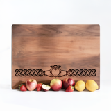 Irish Claddagh Engraved Cutting Board – Wedding Gift