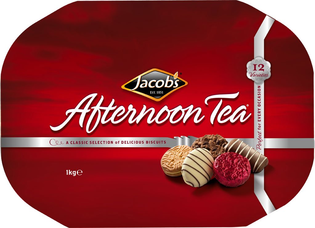 Jacobs Afternoon Tea Biscuits  Festive Tin