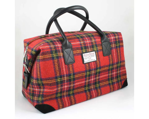 Glen Appin of Scotland Harris Tweed Overnight Bag