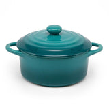 Kook Mini Casserole Dishes & Lids, Ceramic, 12 oz,