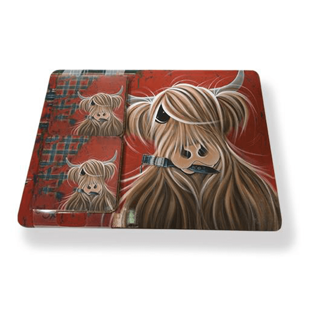 Tartan Paint Placemats and Coasters