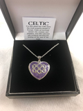 Enamel Celtic  Pendant Necklaces