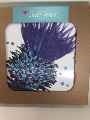 Scottish Thistle Set Of 4 Table Mats