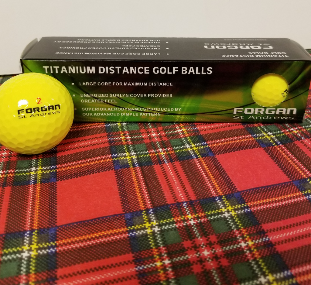 Forgan St Andrews, Scotland  Golf Balls box of 4