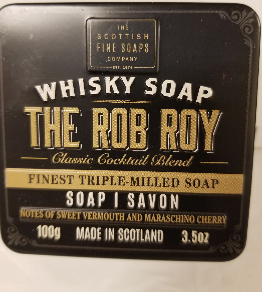 Whisky Soap The Rob Roy Scottish Fine Soaps In A Gift Tin