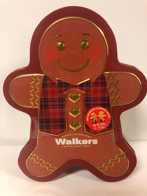 Scottish Walkers Shortbread Tin Gingerbread Man