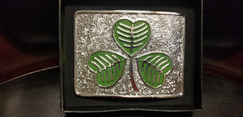 Shamrock Kilt Buckle