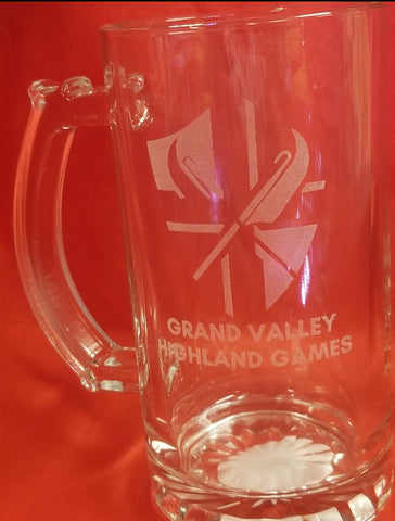 Highland Games Glass Mug
