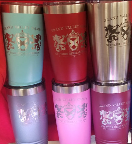 Highland Games- Travel Mugs- "Get Your Highlander On"