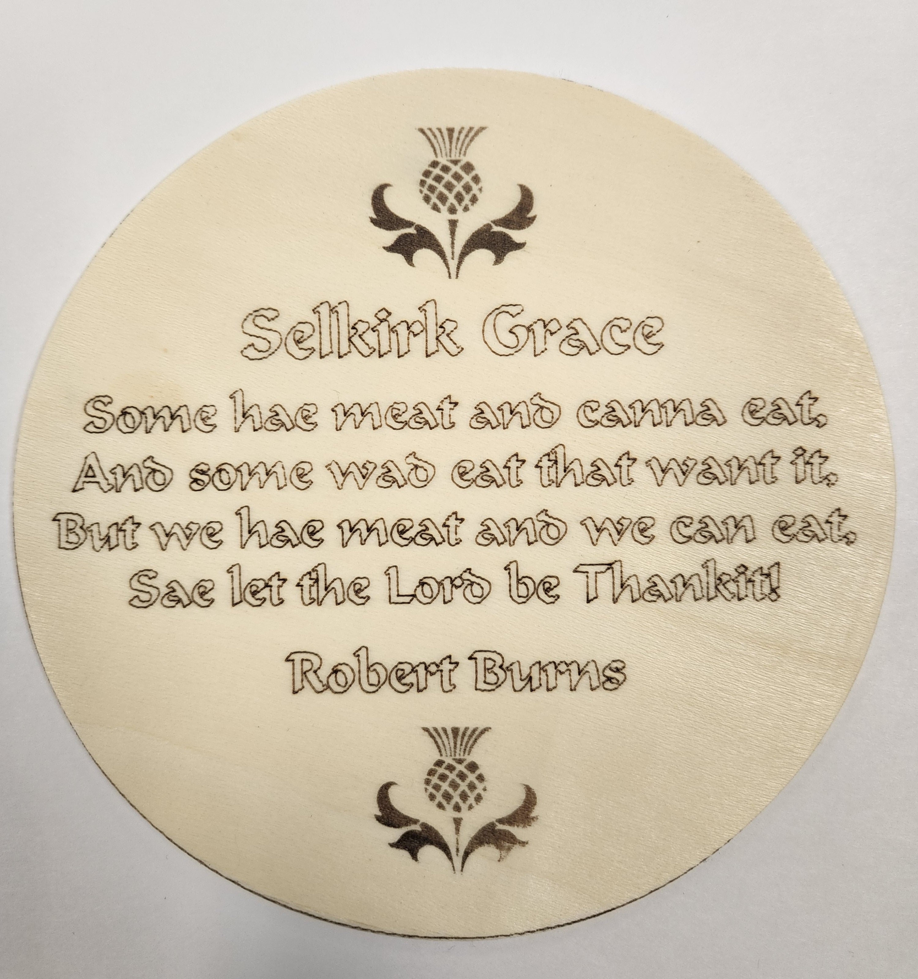 Selkirk Grace Wood Wall Decor Taylor s Croft selkirk-grace-wood-wall-decor-taylor-s-croft