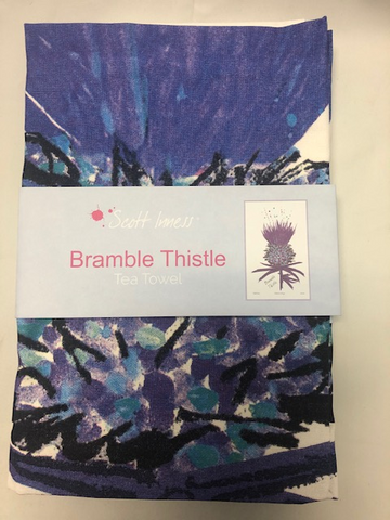 Scottish Thistle Tea Towel
