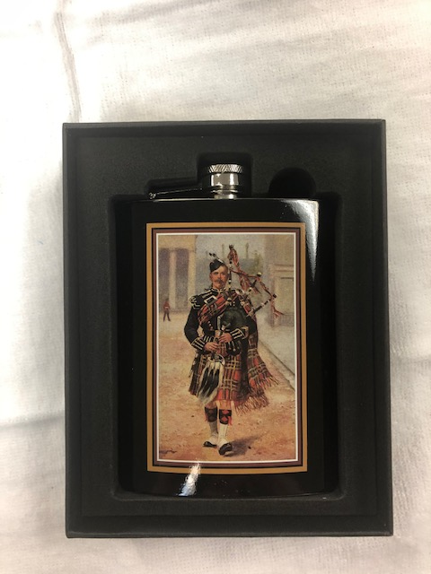 Scottish Bagpiper Flask