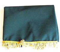 Green Economy Cover with Gold Fringe