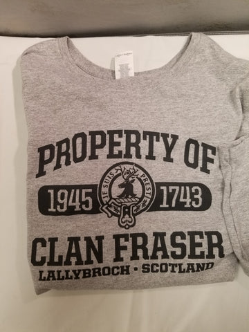 Ladies Clan Fraser Long Sleeve Tops