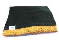 Green Deluxe Cover - Gold Silky Fringe - WITH GRIP