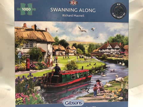 SWANNING ALONG 1000 PIECE JIGSAW