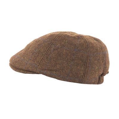 Brown Tweed Cap