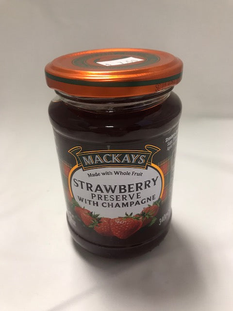 Mackay's Strawberry Preserve with Champagne