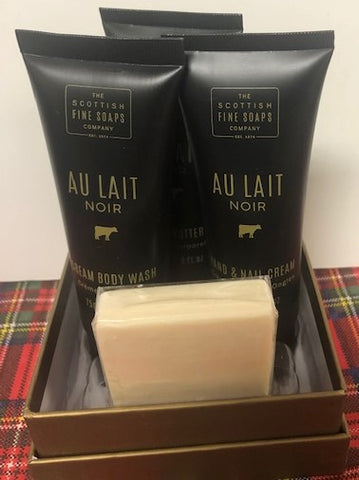 Scottish Fine Soaps Au Lait Gift Set Boxed