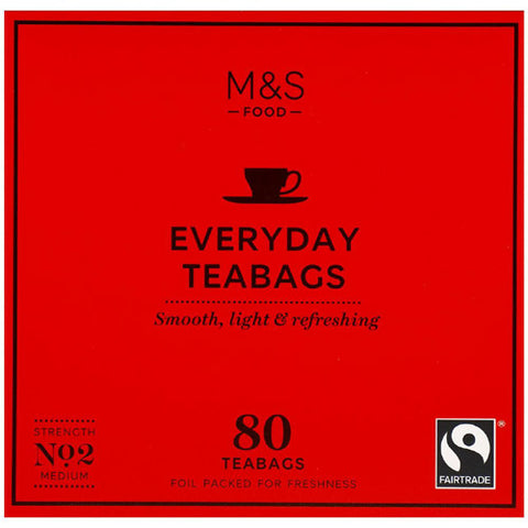Marks and Spencer 80 Everyday Teabags
