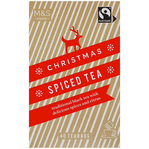 Marks and Spencer Fairtrade Christmas Spiced Tea 40 Teabags