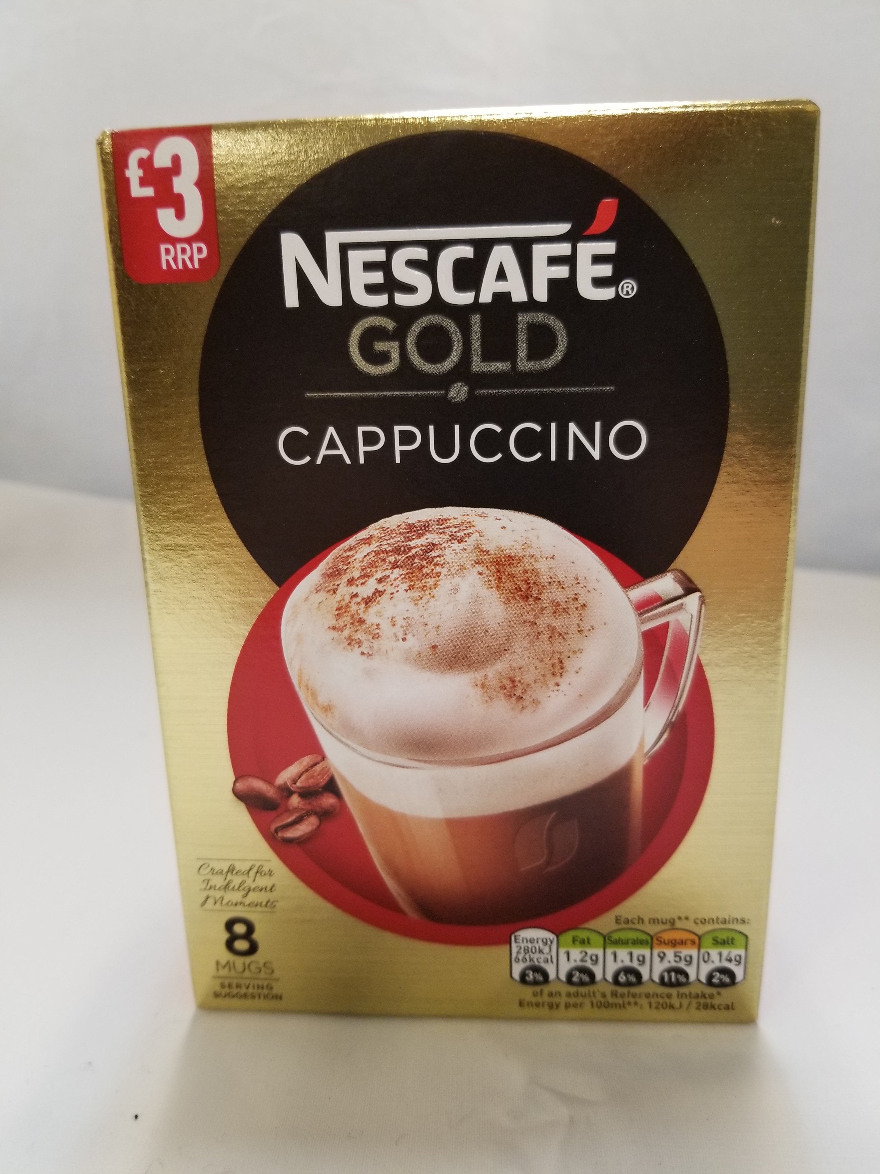 Nescafe Gold Cappuccino Box