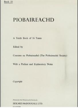 Piobaireachd Society Book #10
