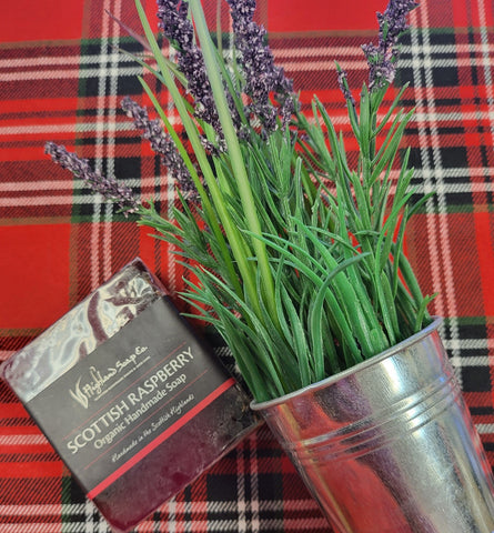 Scottish Raspberry Organic Handmade Soap