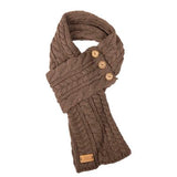 Aran Cable Knit Wrap Scarf- Assorted Colors