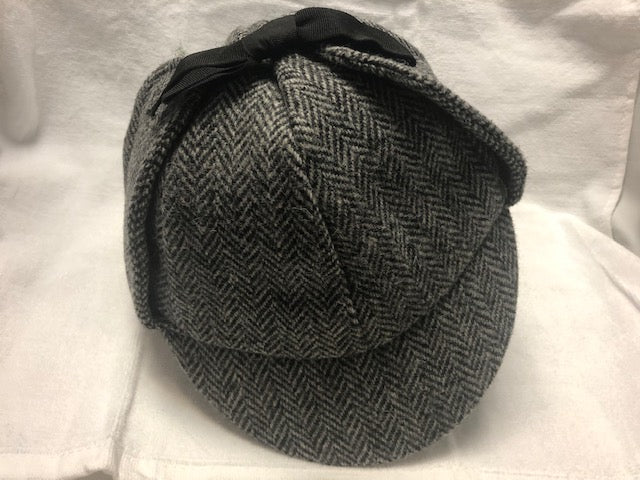 Harris Tweed Sherlock Deerstalker Hat