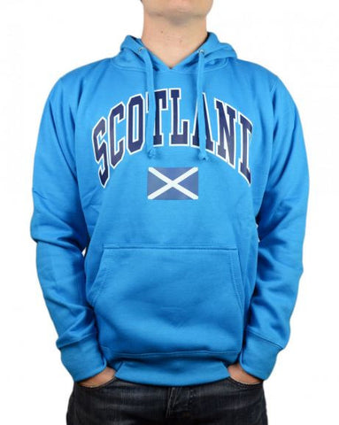 Scotland Saltire Hooded Top, Sapphire Blue