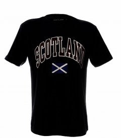 Scotland Harvard Print T-Shirt, Dark Navy