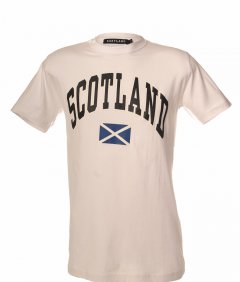 Scotland Harvard Print T-Shirt, White