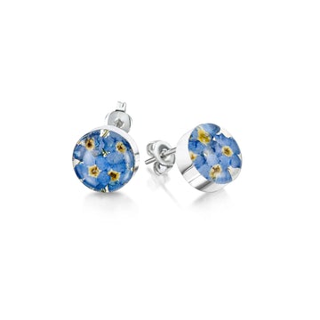 SV-Earrings-  Forget me not- Round