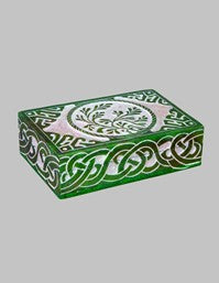 Soapstone Celtic Carved Box