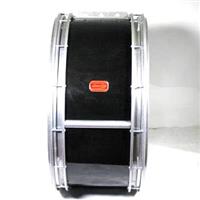Andante 28"x 14" Bass Drum - Black with Chromescent Metalwork
