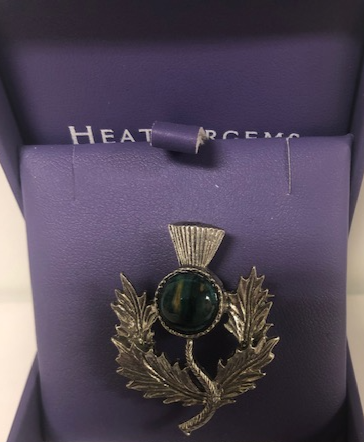 Small Thistle Brooch HeatherGems