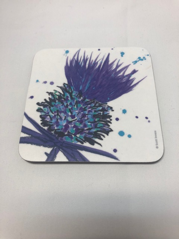 Scottish Thistle Cup Coaster
