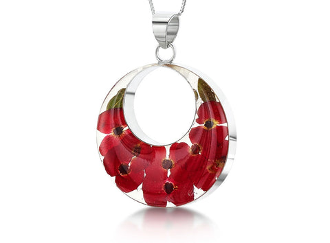 SV Double Round Poppy Necklace