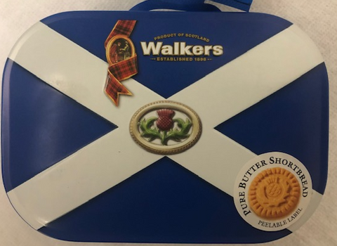 Saltire Tin Walker's Scottish  Butter Shortbread
