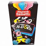 Maynards Bassetts Liquorice Allsorts Boxed Carton 400g