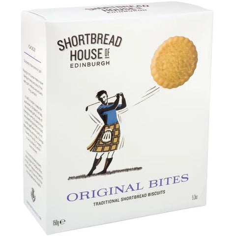 Shortbread All Butter Traditional Original Bites made in Edinburgh, Scotland