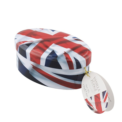 Union Jack Vanilla Fudge Tin 120g
