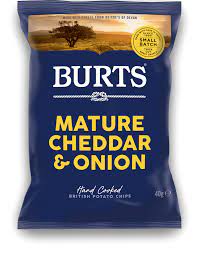 Burts Cheddar & Onion Crisps